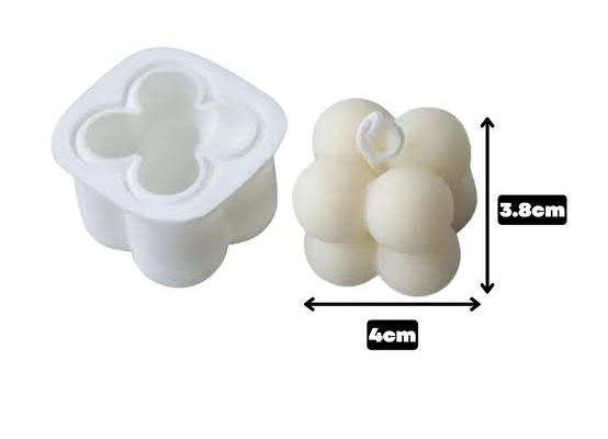 Bubble Cube Candle Silicone Mold