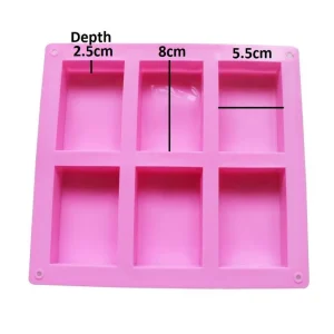 Rectangular soap mould