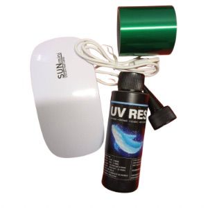 UV Resin Deal Kit – 100g High Quality UV Resin with Lamp & Accessories