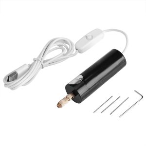 USB Mini Electric Drill with Drill Bits for Resin, Jewelry & DIY Crafts
