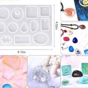 Resin Silicone Pendant & Keychain Mould for Epoxy Resin Art