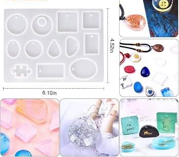 Resin Silicone Pendant & Keychain Mould for Epoxy Resin Art