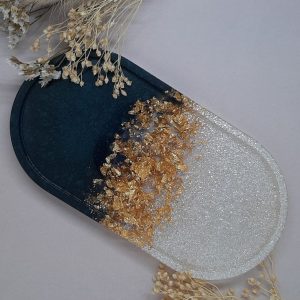 Resin Twinkle Tray 9 Inch