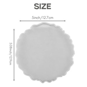 5 × 5 Inch Silicone Irregular Circle Shape Mould
