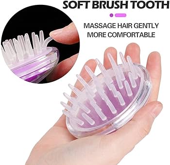 Silicone Scalp Massage Shampoo Brush