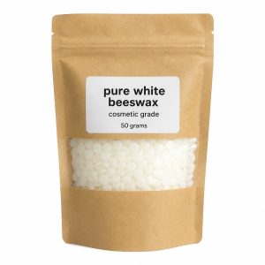 Pure White Beeswax (Cosmetic Grade) – 50g
