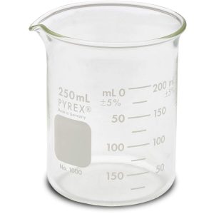 Glass Beaker 250ml – Pyrex Borosilicate