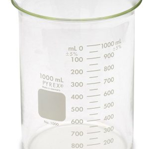 Glass Beaker 1000ml – Pyrex Borosilicate