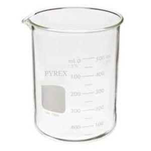 Glass Beaker 500ml – Pyrex Borosilicate