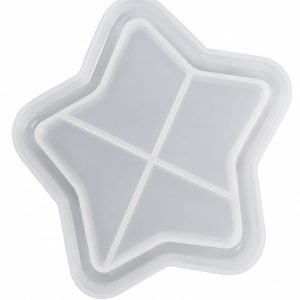 Star Tray Silicone Mold 4 × 3.5 Inch | Resin Jewelry & Trinket Tray Mold