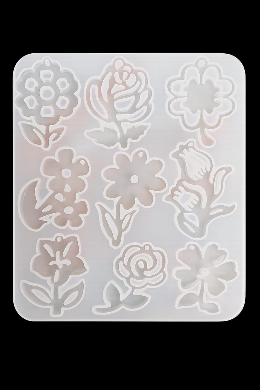 Flower Silicone Resin Mold | Reusable Mold for Epoxy & UV Resin Crafts