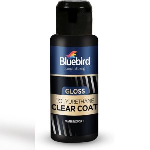 Polyurethane Clear Coat Gloss | Water-Based Protective Finish for Wood, MDF & Resin Art