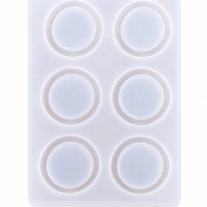 Ring Mold – Silicone Resin Mold (6 Cavity) for DIY Jewelry Making