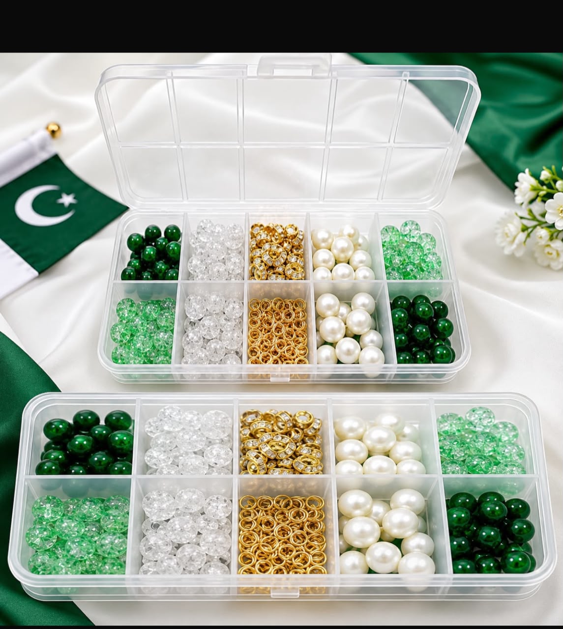 Beads & Findings Starter Kit – Jewellery Making & DIY Craft Set