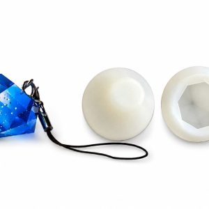 Diamond Crystal Keychain Silicone Mold for Resin Crafts