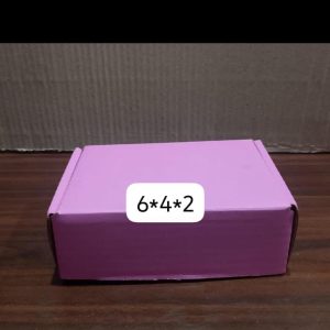 Pink E-Commerce Shipping Boxes (Pack of 10) – 6 × 4 × 2 Inch Corrugated Cardboard Packaging Boxes