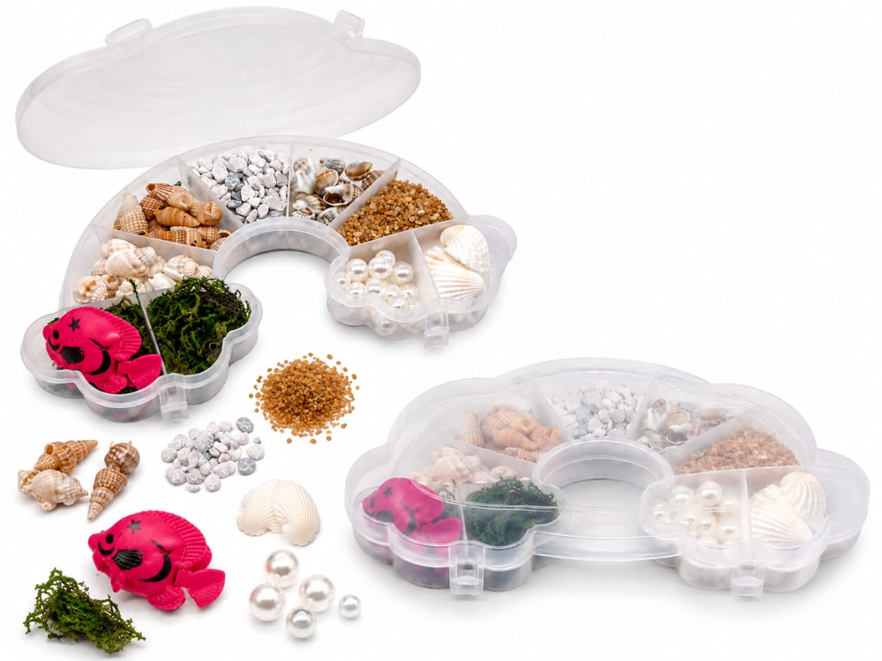 Beach Theme Craft Kit – Shells, Sand, Pearls & Sea Decorations