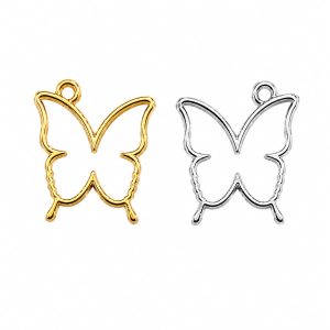 Butterfly Metal Pendants – Gold & Silver | DIY Jewelry & Craft Making