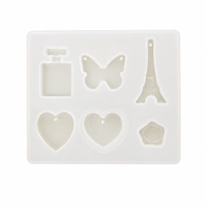 Silicone Resin Charm Mould – 6 Designs