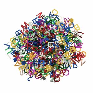 Multicolor Alphabet Confetti – 5g