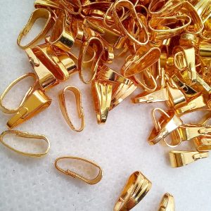 Pendant Hooks (10pcs) – Golden & Silver