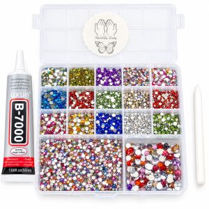Bedazzling Kit – Colorful Embellishments with B-7000 Glue & Wax Stick